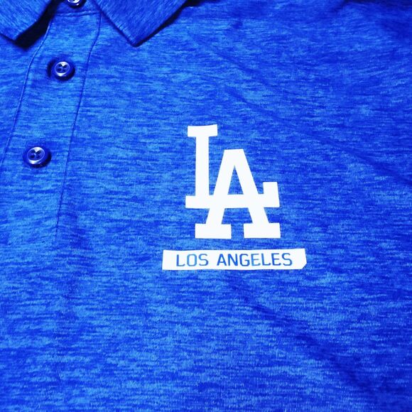 Under Armour x MLB L.A. Dodgers Blue Performance Polo Team Logo World Series - Picture 2 of 9